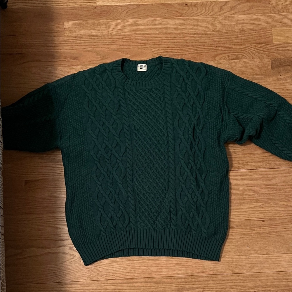 Aritzia Sunday Best Cable Knit Peggy Sweater